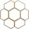 Ekena Millwork Florin Wood Fretwork Pierced Ceiling Medallion, Birch, 24"OD x 10 1/4"ID x 1/4"T CMWP24X24X0250FOBI - alternate 1